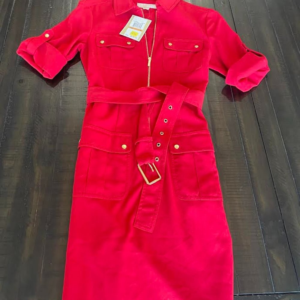 Front Zip dress with pockets